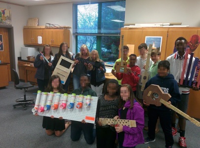 4th period with their instruments.